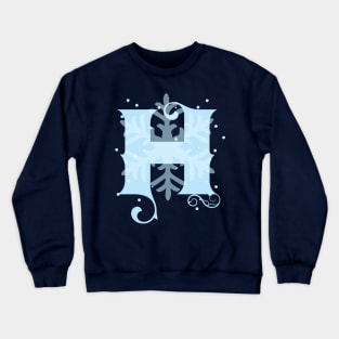 Winter Letters H Crewneck Sweatshirt